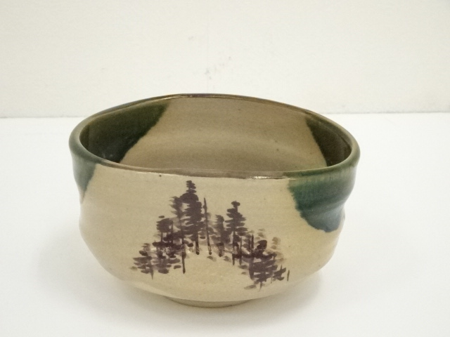 道具 ] - 道具 東陶造 鳥海織部御題茶碗（共箱） | ネットショップ圭